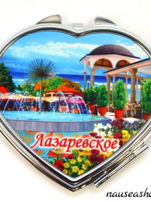 Зеркало сувенирное из металла "Махачкала"